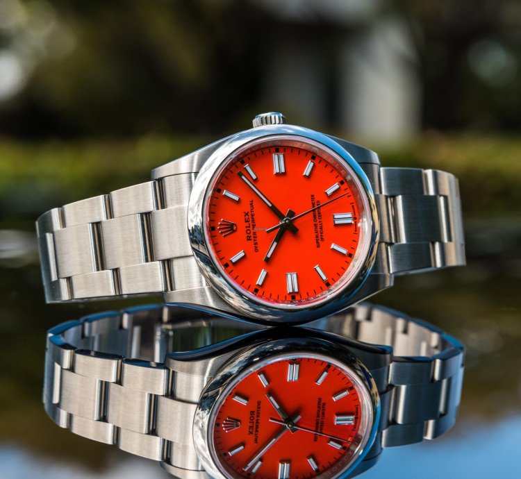Rolex Oyster Perpetual 36 Bright Red Dial