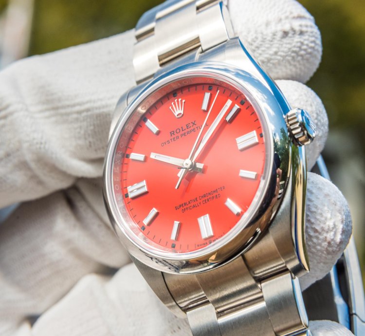 Rolex Oyster Perpetual 36 Bright Red Dial