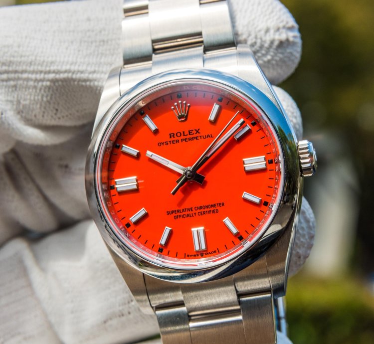 Rolex Oyster Perpetual 36 Bright Red Dial