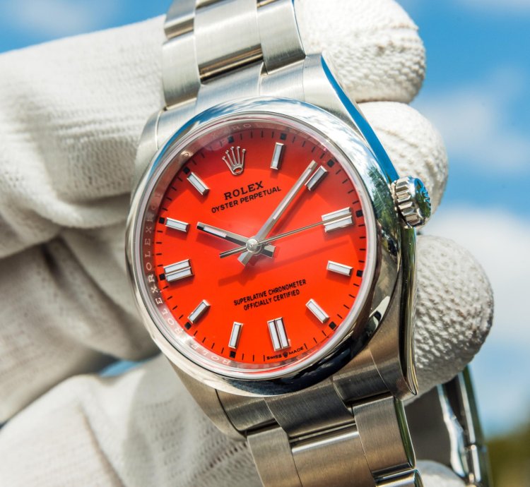Rolex Oyster Perpetual 36 Bright Red Dial