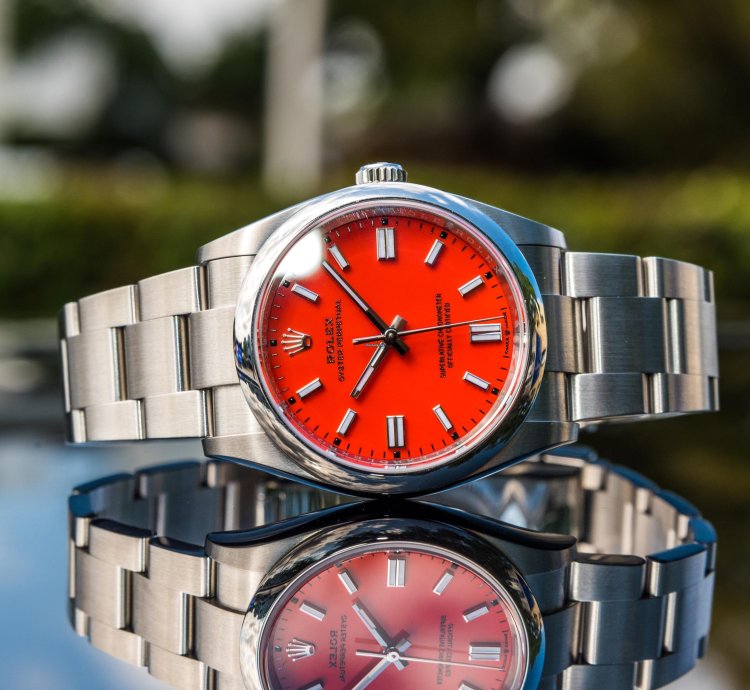 Rolex Oyster Perpetual 36 Bright Red Dial