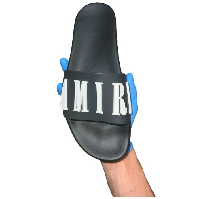 Amiri Black Pool Slide Sandal With Special Box