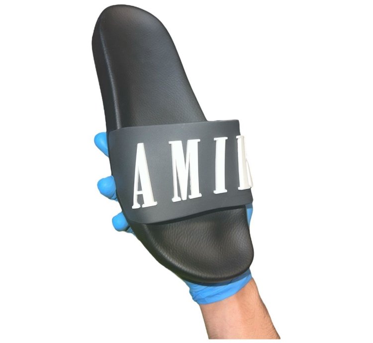 Amiri Black Pool Slide Sandal With Special Box
