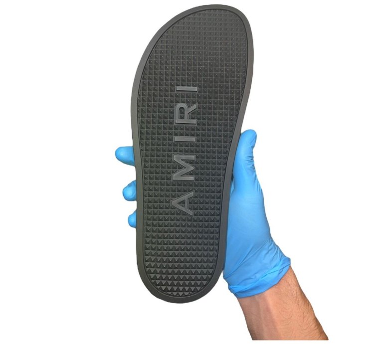 Amiri Black Pool Slide Sandal With Special Box