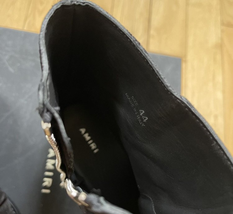 Amiri Black Suede Chelsea Boot