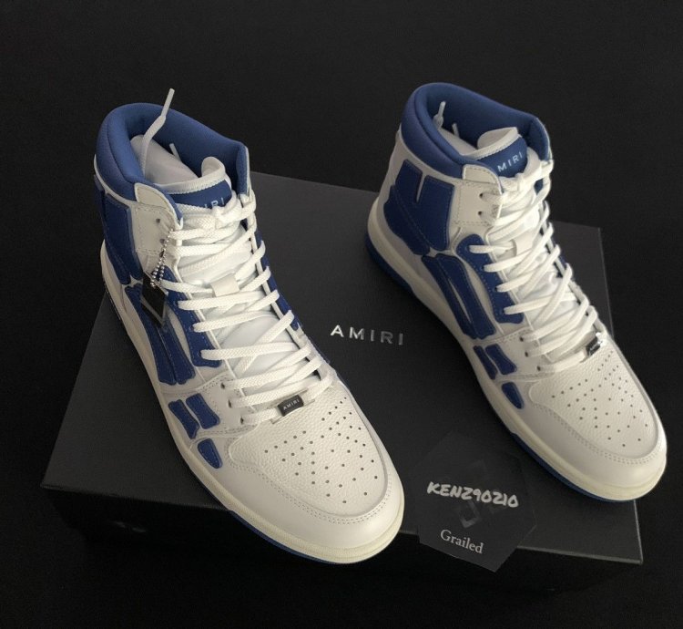 Amiri Blue Skel Top Sneakers