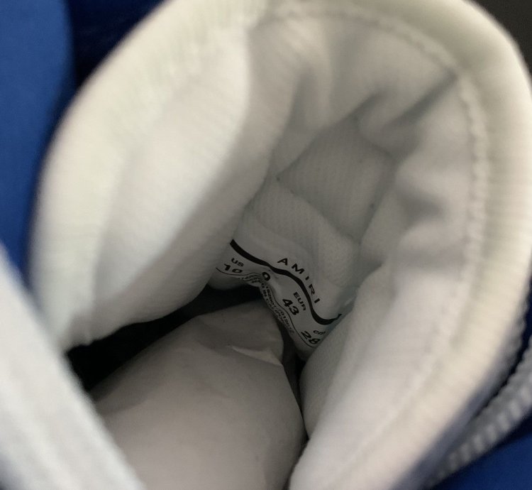 Amiri Blue Skel Top Sneakers