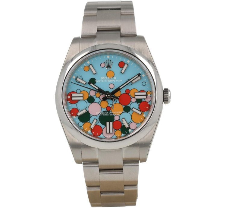 Rolex Oyster Perpetual 41 124300 Celebration Dial New 2023 Stickers White Tag