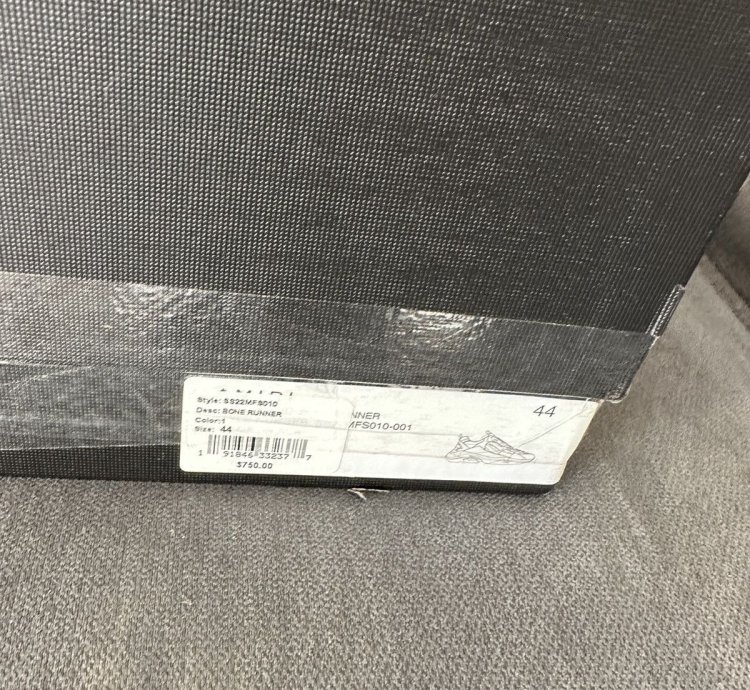 Amiri Bone Runner Black