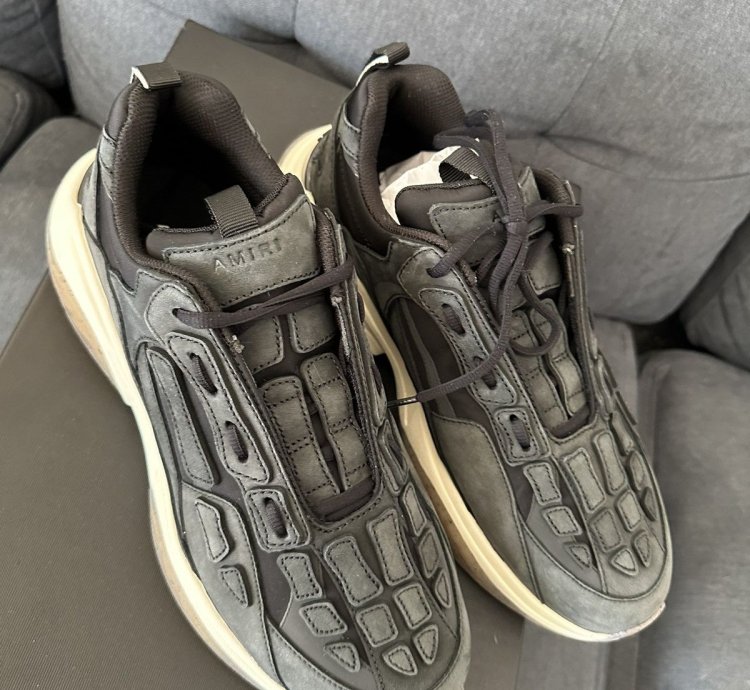 Amiri Bone Runner Black