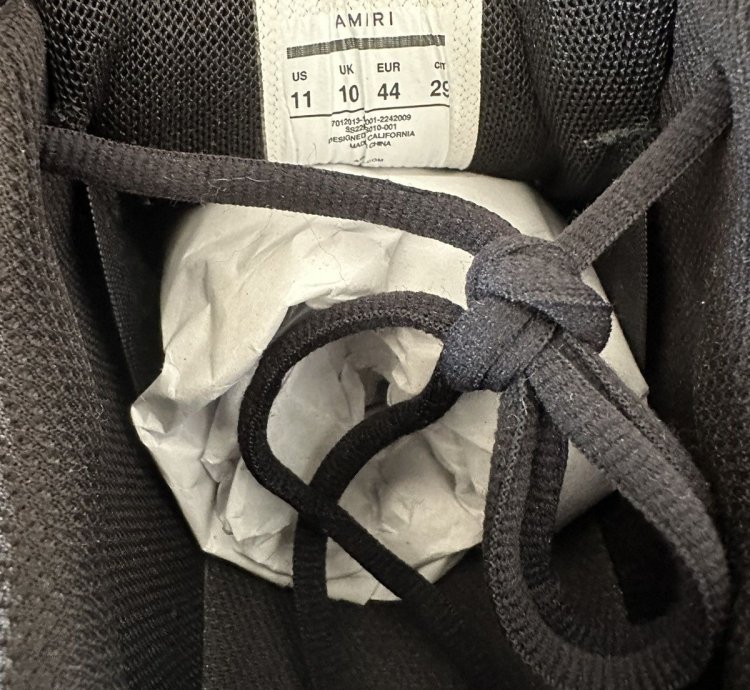 Amiri Bone Runner Black