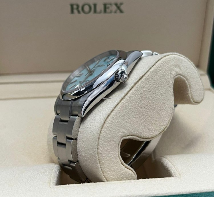 Rolex Oyster Perpetual 41 2022 Oyster Perpetual 41 Tiffany Blue Unworn Box And Papers 124300