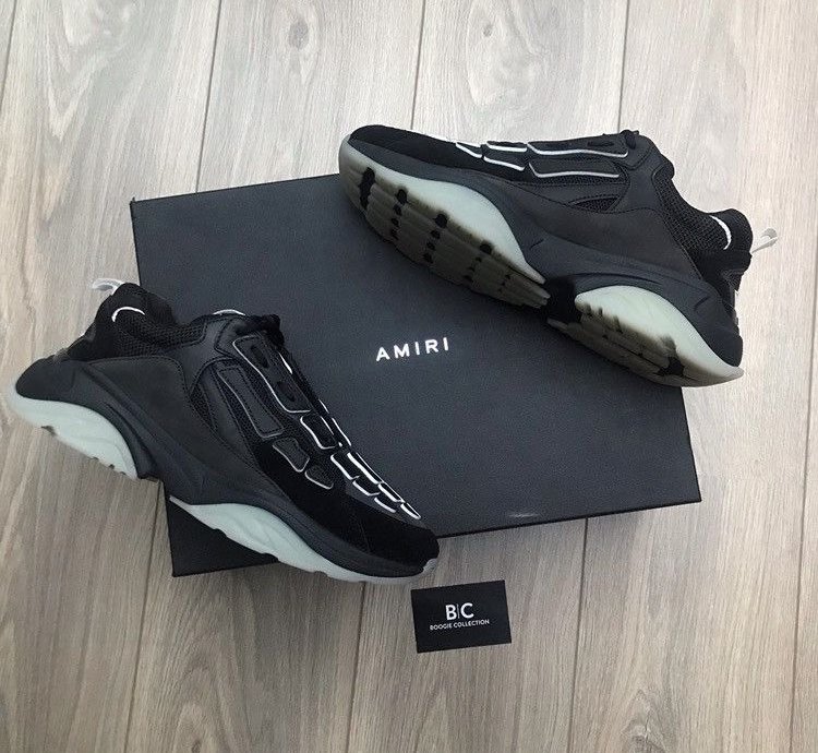 Amiri Bone Runner Black Black