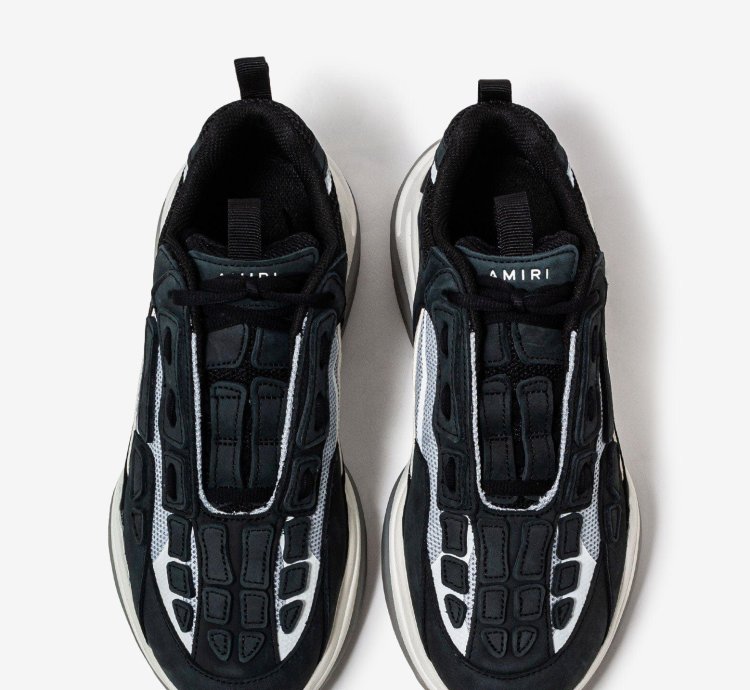 Amiri Bone Runner Black Trainers