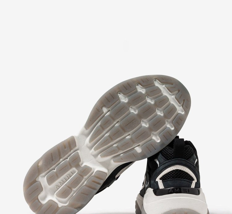 Amiri Bone Runner Black Trainers
