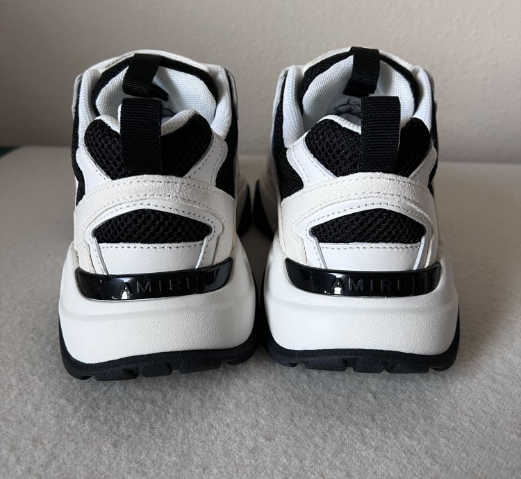 Amiri Bone Runner Black White