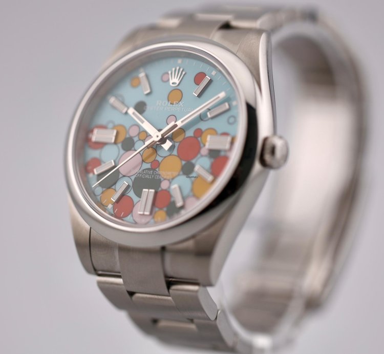 Rolex Oyster Perpetual 41 2024 Stainless Steel Oyster Perpetual 41 Celebration Dial 124300