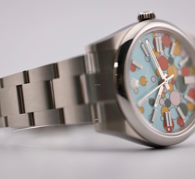 Rolex Oyster Perpetual 41 2024 Stainless Steel Oyster Perpetual 41 Celebration Dial 124300