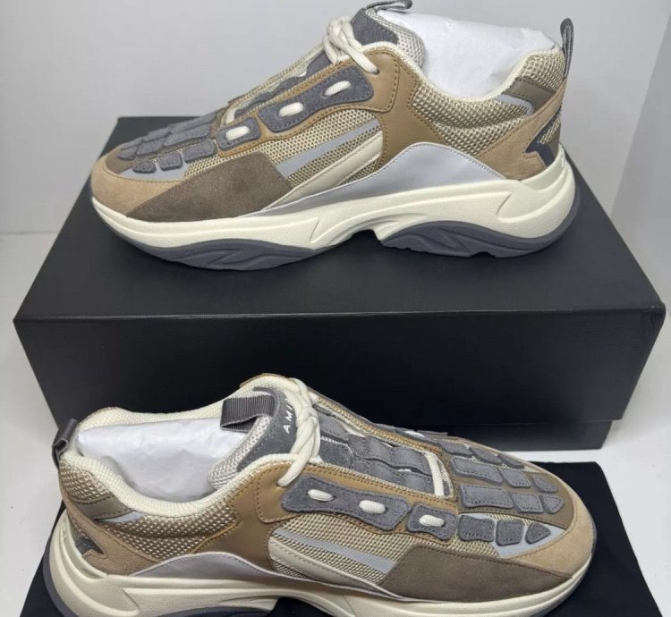 Amiri Bone Runner Brown New With Box