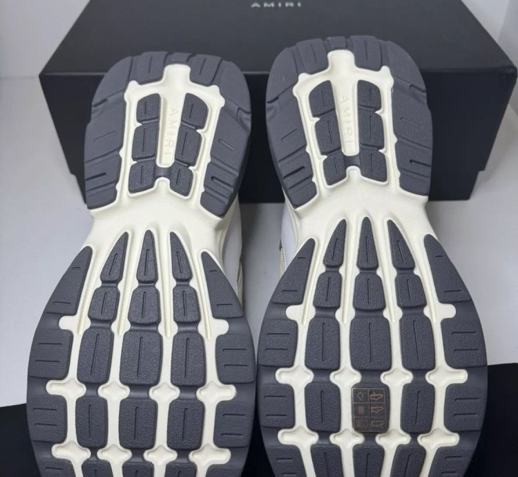 Amiri Bone Runner Brown New With Box