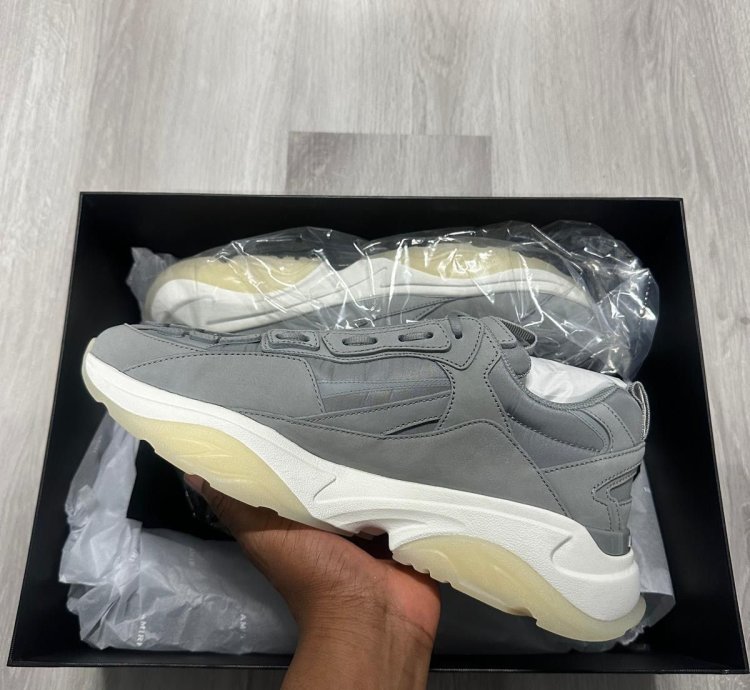 Amiri Bone Runner Grey