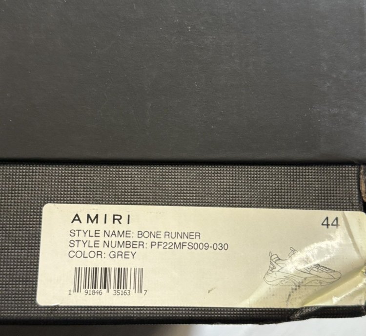 Amiri Bone Runner Grey