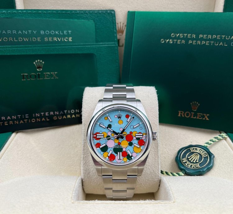 Rolex Oyster Perpetual 41 41mm Celebration Dial 124300 Unworn 2024