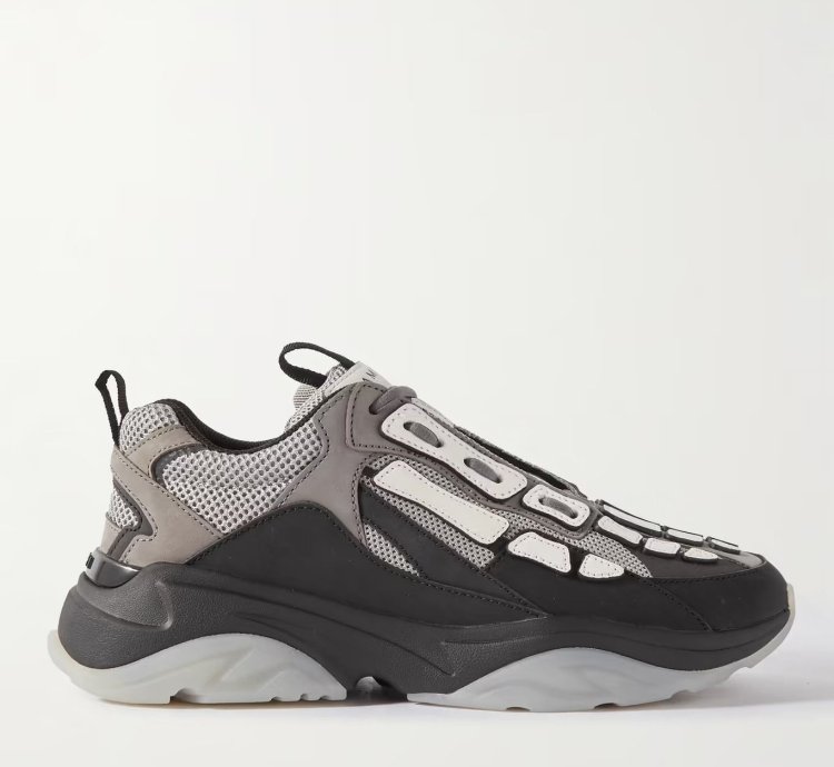 Amiri Bone Runner Grey Black