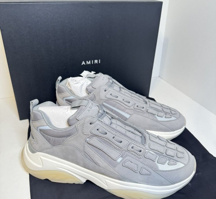 Amiri Bone Runner Grey Brand New 100 Authenticity Size 46