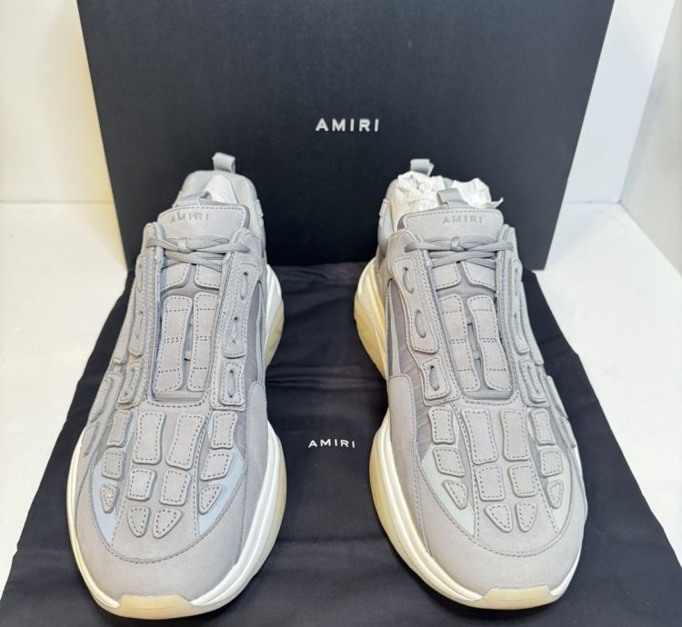 Amiri Bone Runner Grey Brand New 100 Authenticity Size 46
