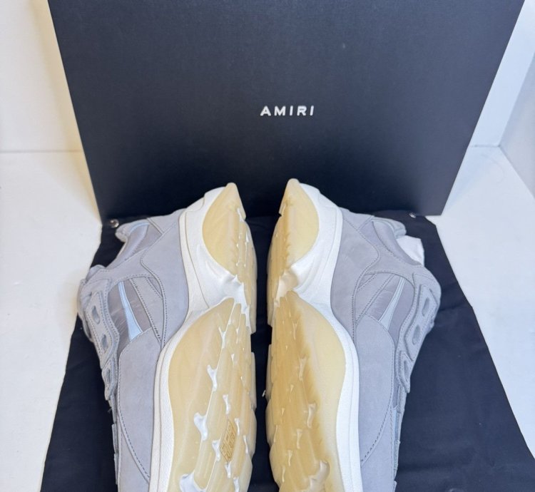 Amiri Bone Runner Grey Brand New 100 Authenticity Size 46