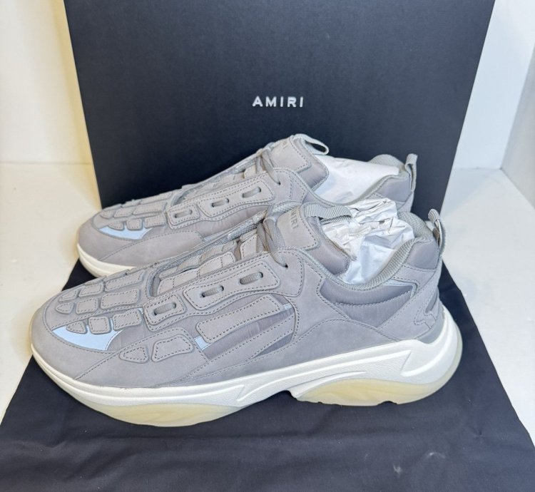 Amiri Bone Runner Grey Brand New 100 Authenticity Size 46