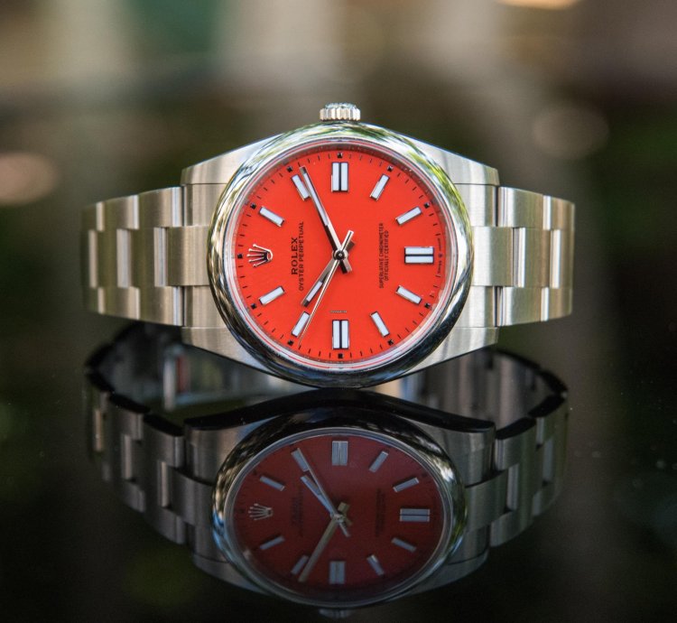 Rolex Oyster Perpetual 41 41mm Coral Red