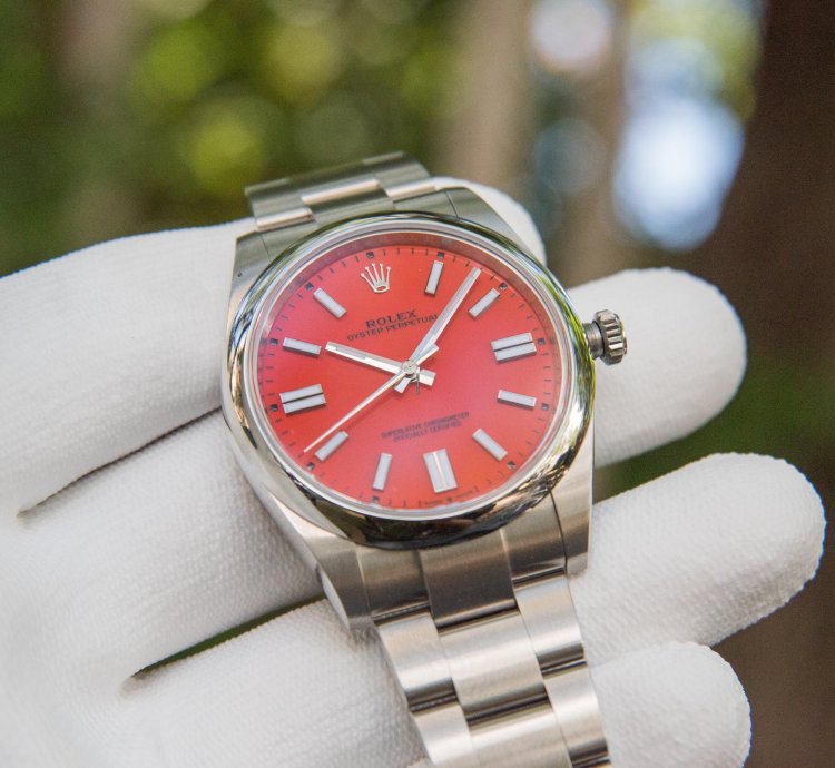 Rolex Oyster Perpetual 41 41mm Coral Red