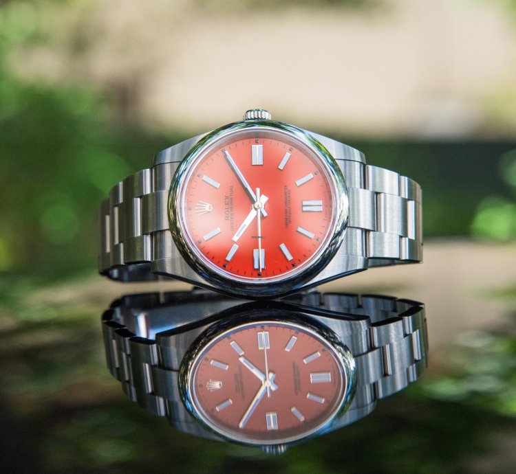 Rolex Oyster Perpetual 41 41mm Coral Red