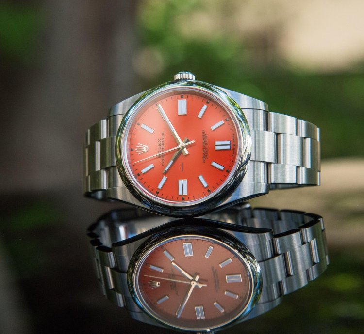 Rolex Oyster Perpetual 41 41mm Coral Red