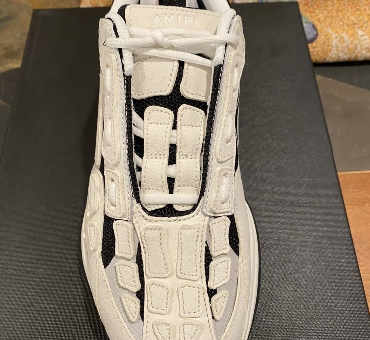 Amiri Bone Runner Low Sneakers Size 12