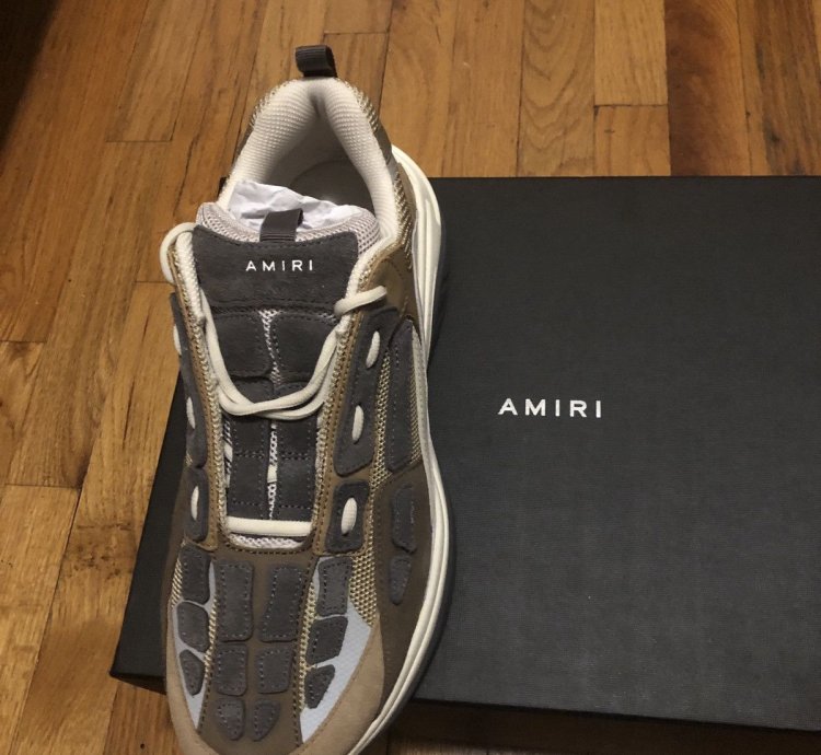 Amiri Bone Runner Low Top-laced-up Sneakers