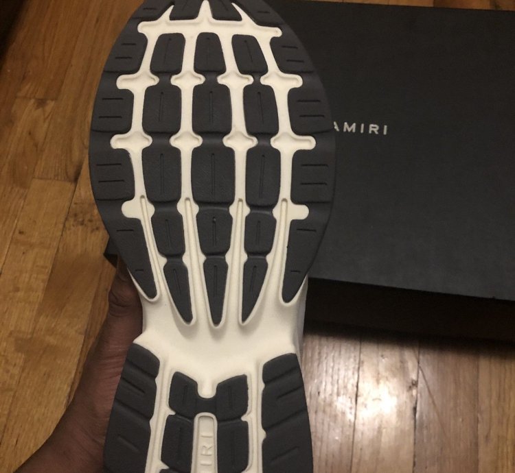 Amiri Bone Runner Low Top-laced-up Sneakers