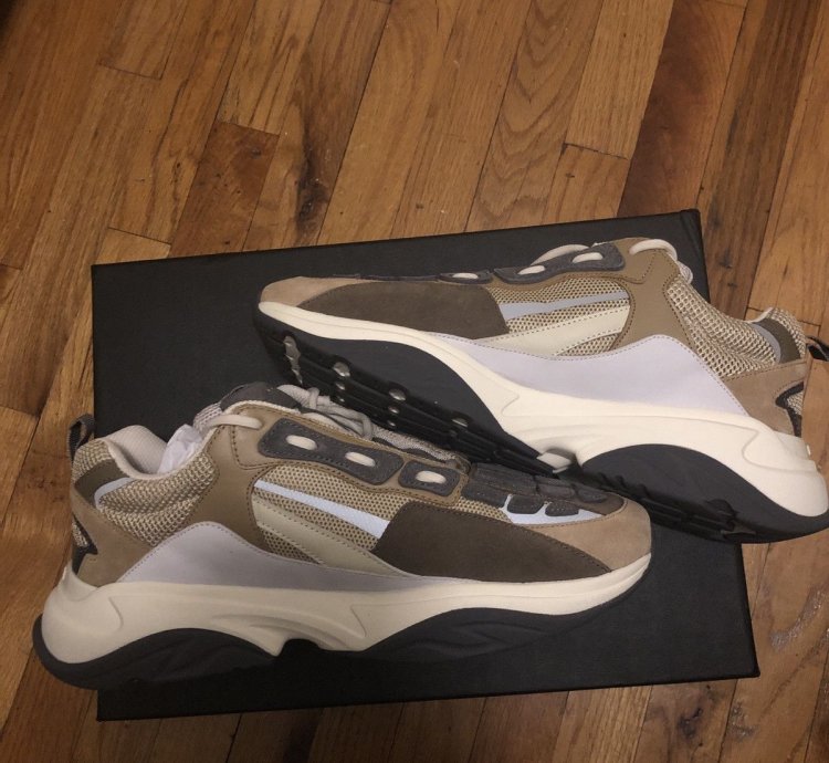 Amiri Bone Runner Low Top-laced-up Sneakers
