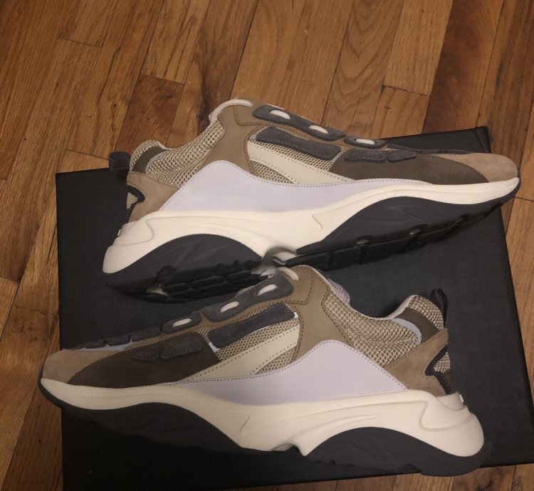 Amiri Bone Runner Low Top-laced-up Sneakers