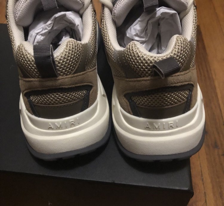 Amiri Bone Runner Low Top-laced-up Sneakers