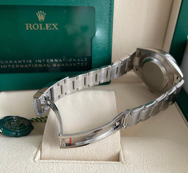 Rolex Oyster Perpetual 41 Bubble Celebration Dial New