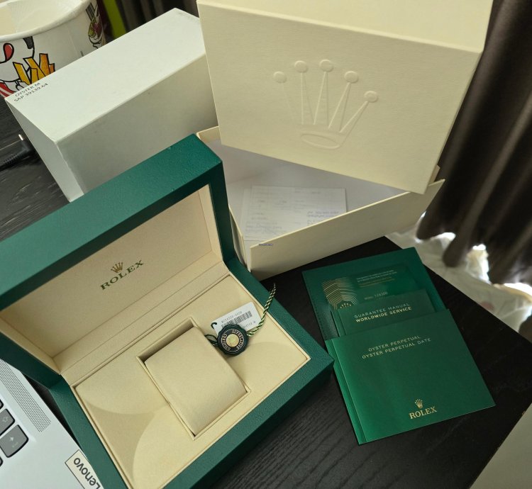 Rolex Oyster Perpetual 41 Bubbles Celebration Dial Full Set With Protection Film