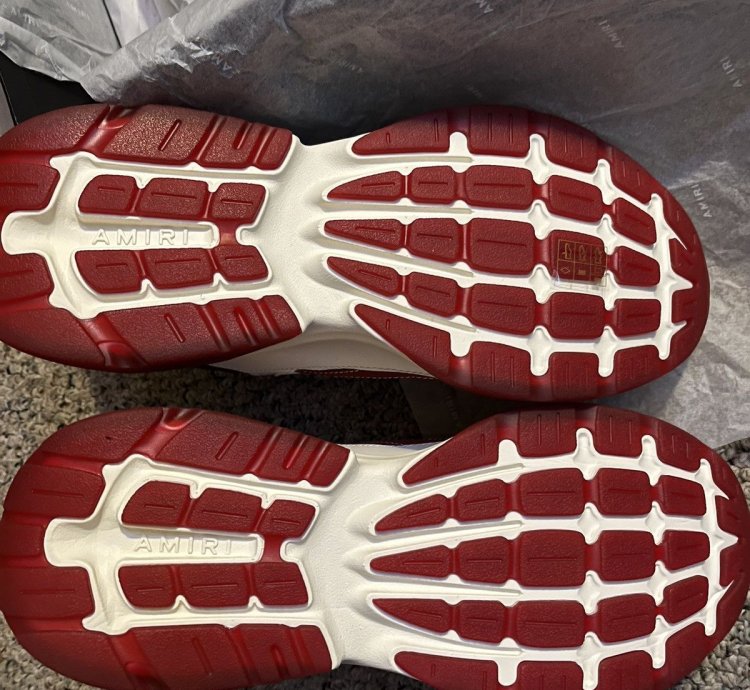 Amiri Bone Runner Red