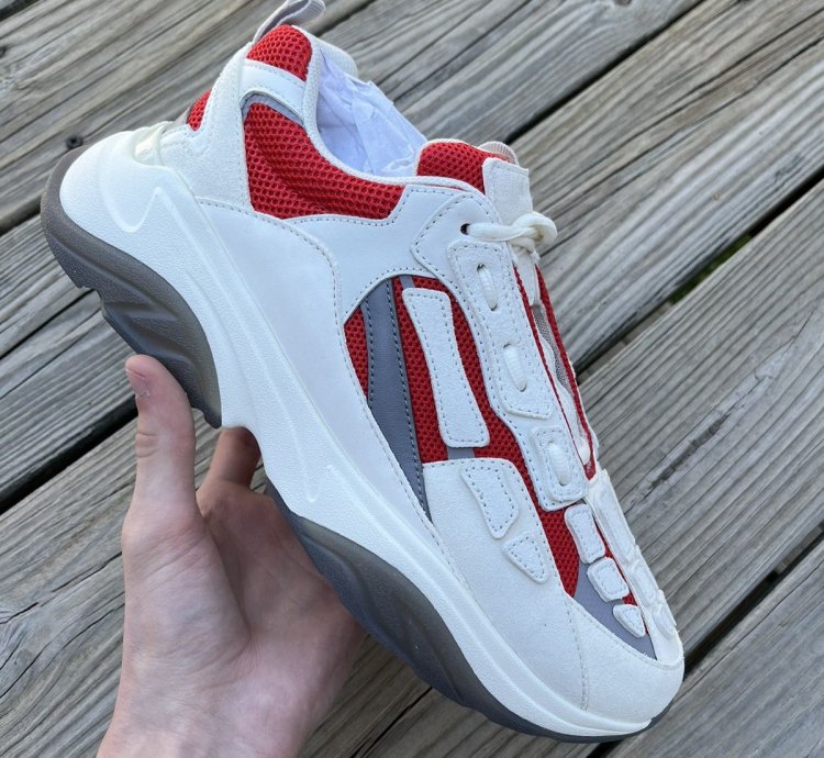Amiri Bone Runner Red White