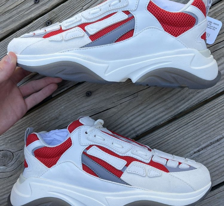 Amiri Bone Runner Red White