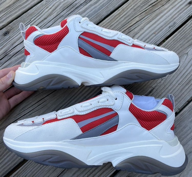 Amiri Bone Runner Red White