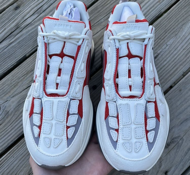Amiri Bone Runner Red White
