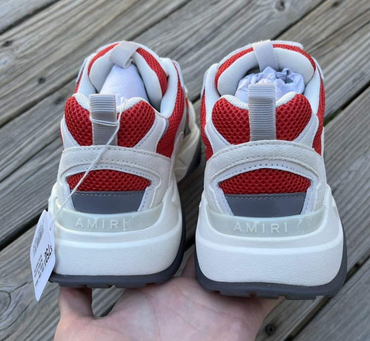 Amiri Bone Runner Red White